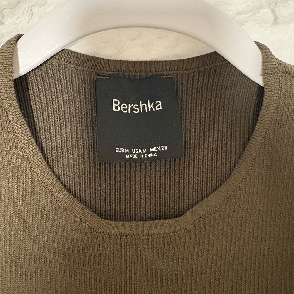 Bershka Cut Out Green Mini